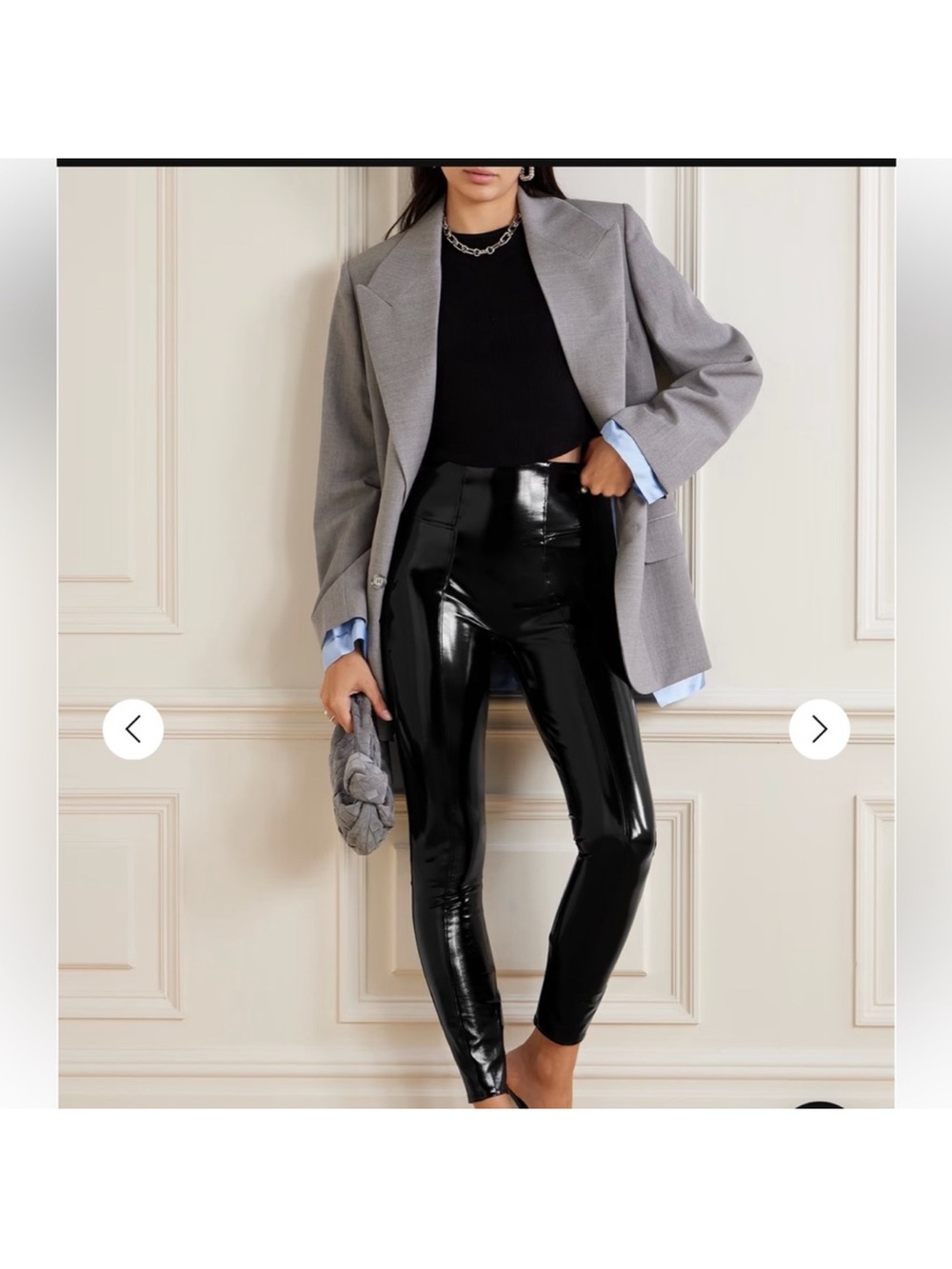 SPANX Patent Faux Leather Leggings